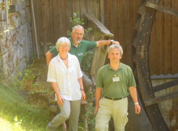 Die Naturparkführer beim Deutschen Mühlentag