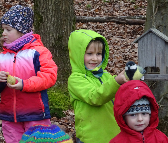 Tierische Winterwanderung in Allmersbach i.T.